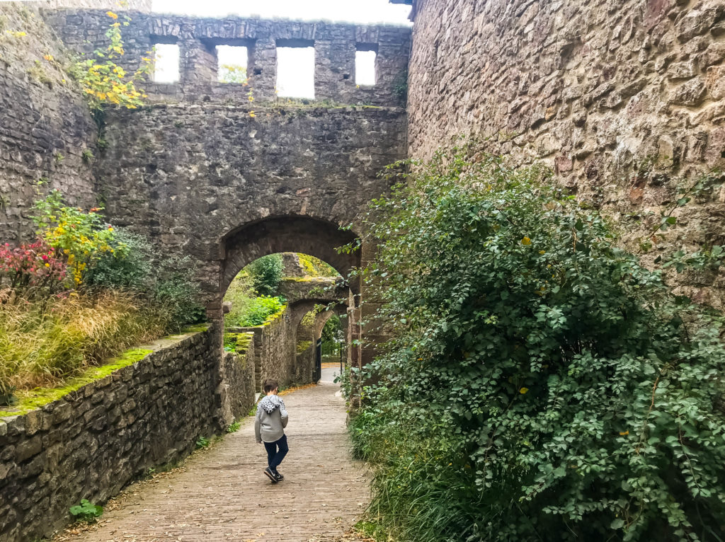 The Hohenbaden castle ruins