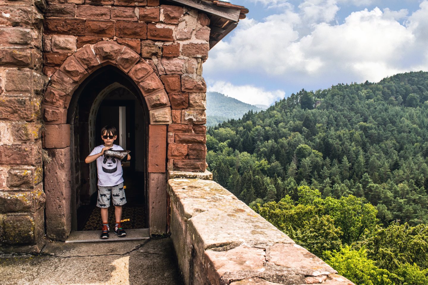 High above the forests of the Palatinate, Burg Berwartstein is a proper haunted castle. 