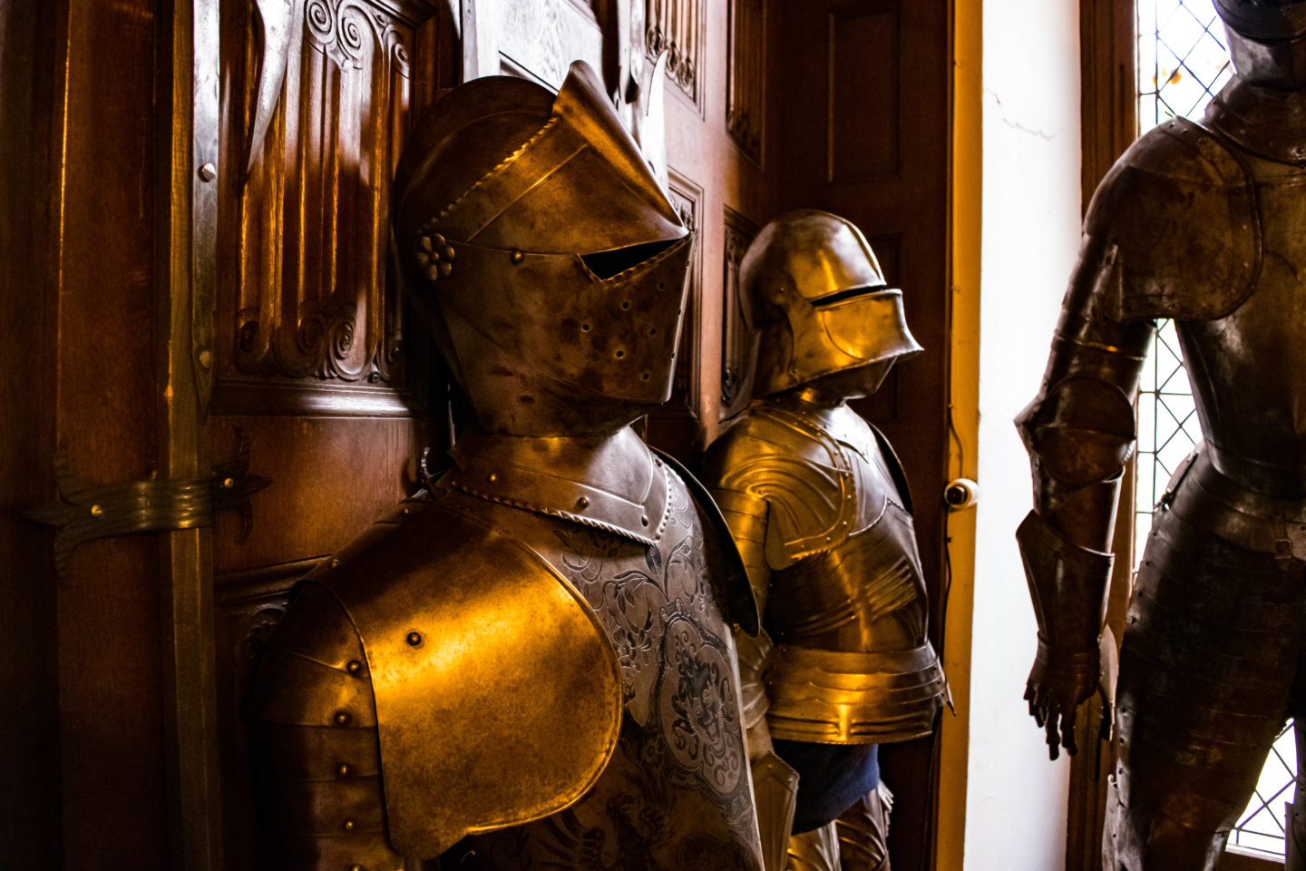 Suits of armour are everywhere