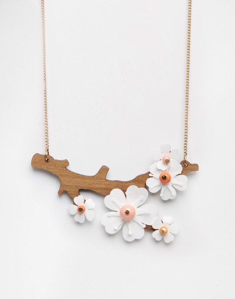 Sakura time!: Cherry blossom necklace by Tatty Devine
