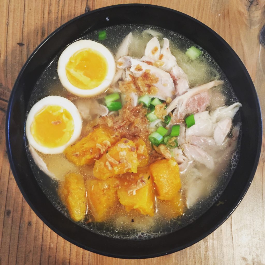 Pressure cooker chicken ramen