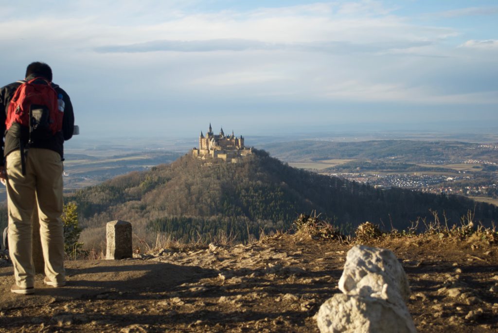Taking photos of Burg Hohenzollern