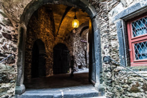 Inner courtyard at Burg Eltz.