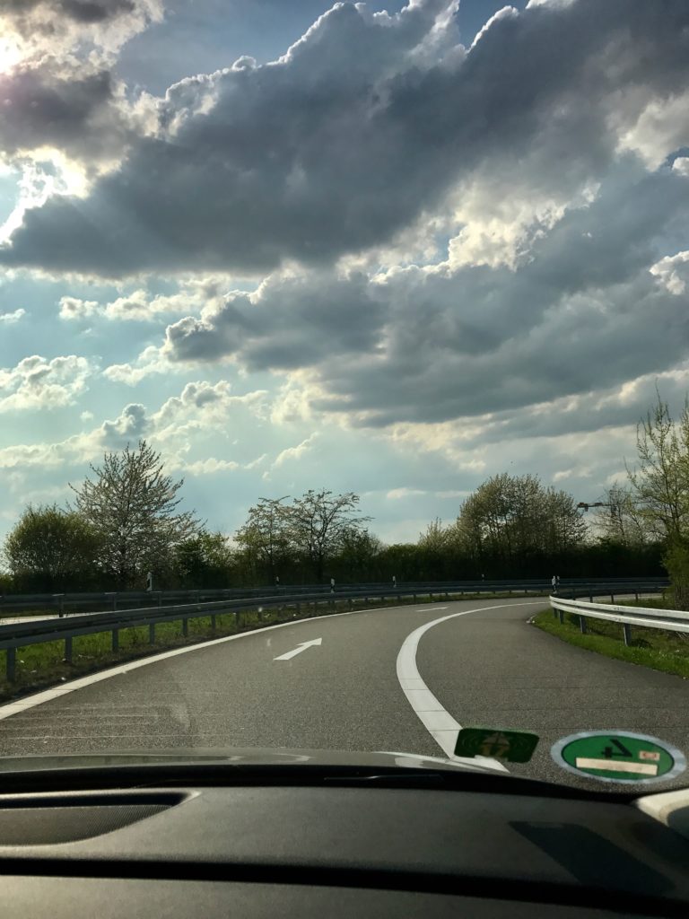 Roadtrip Essentials: On the road with dramatic clouds in Germany