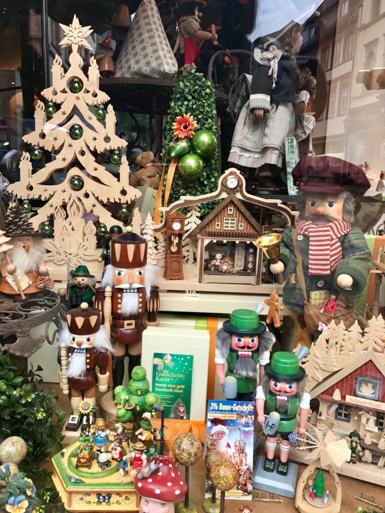 Beautiful wooden German Christmas decorations