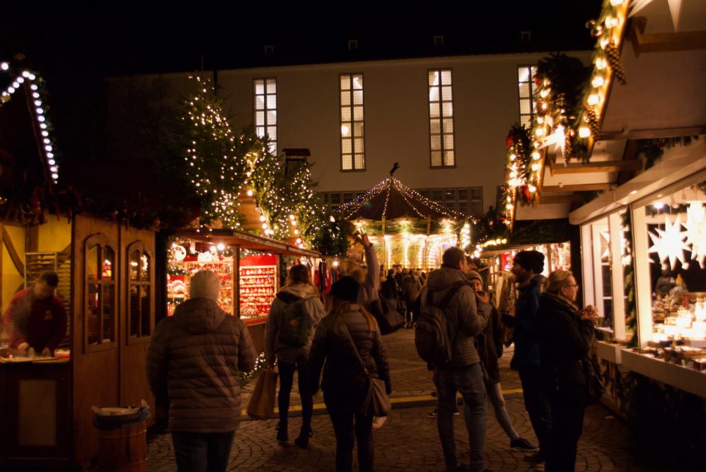 Heidelberg Christmas Market in action