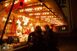 Candy stalls are a regular feature at German Christmas Markets