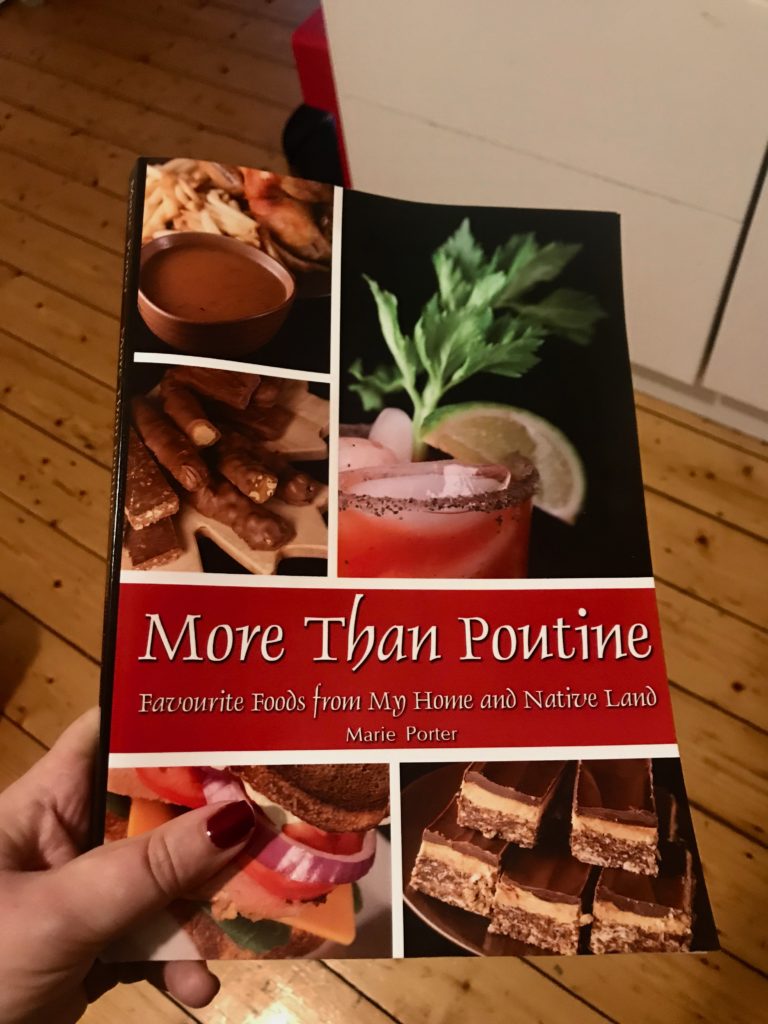 Marie Porter's cookbook for Canadians abroad, looking to recreate some favourites. 