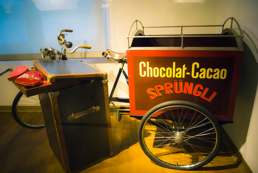 Love this chocolate delivery bike!