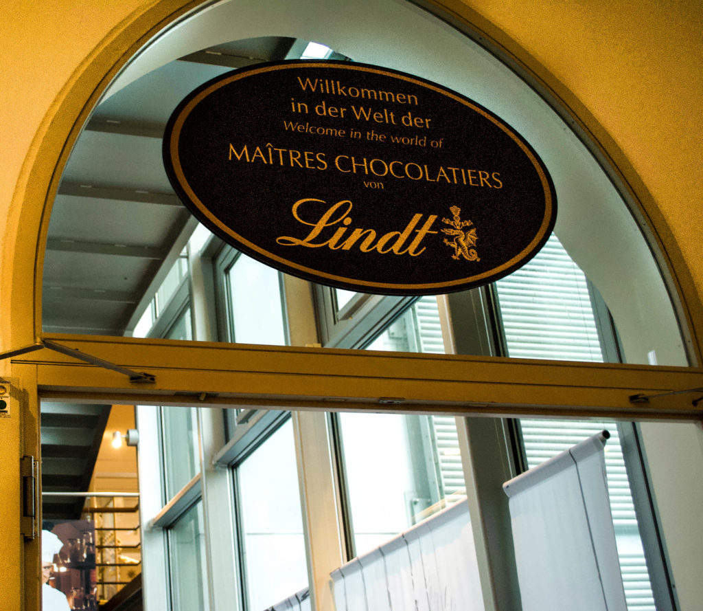 Entering the chocolatey world of Lindt