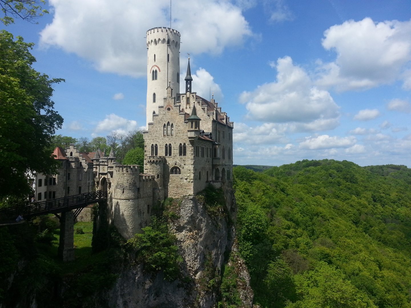 Schloss Lichtenstein looking regal on its cliff