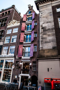 A very skinny hotel in Amsterdam.