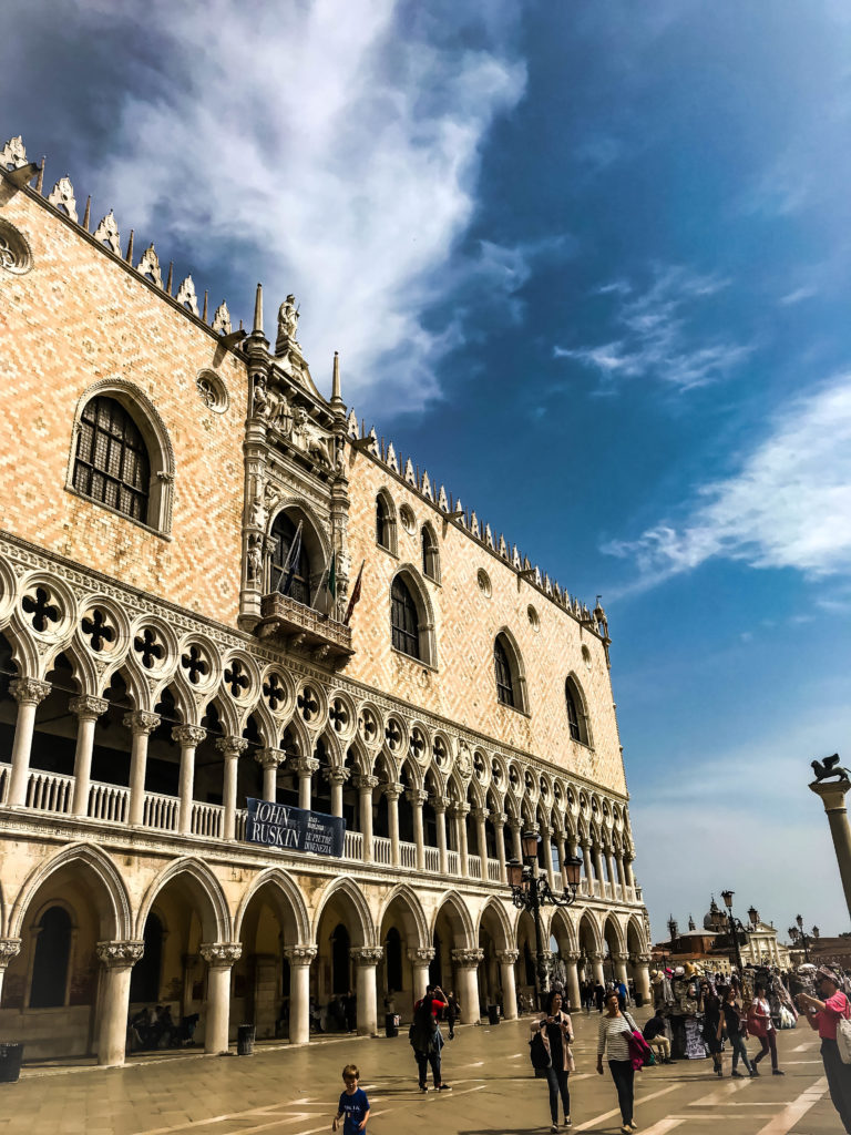 The spectacular Doge's Palace in Venice