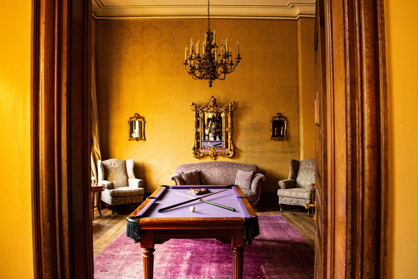 Billiards room at the hotel